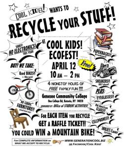A small list of what there is to do at ECOFEST!